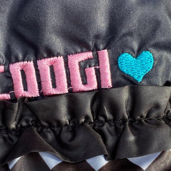 Coogi Puffy Vest Toddler 24m Full Zip Black Pink Kids Girls Snow Winter Vest - Picture 7 of 7